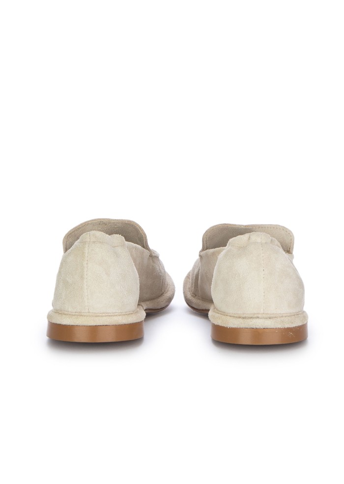 womens loafers patrizia bonfanti college suede beige