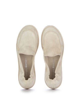 PATRIZIA BONFANTI | LOAFERS COLLEGE SUEDE BEIGE
