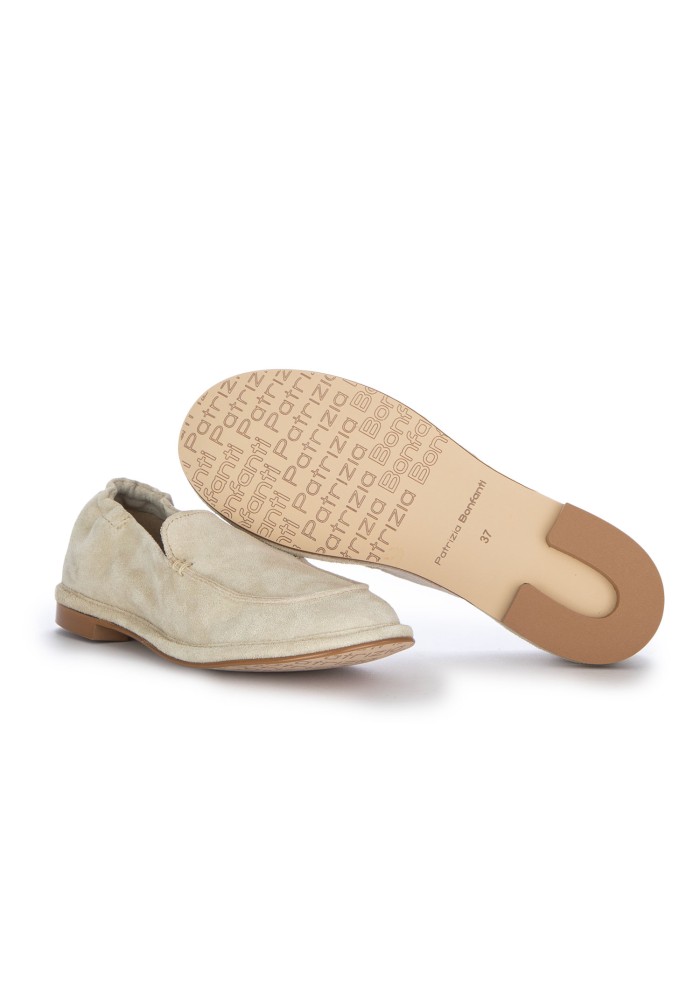 damen loafer patrizia bonfanti college suede beige