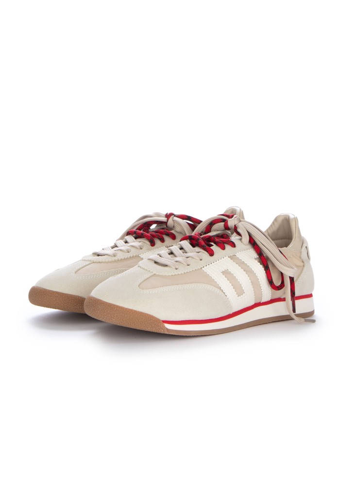sneakers donna back 70 rocket beige rosso