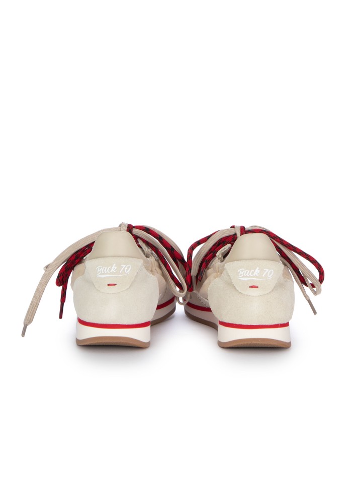damen sneaker back 70 rocket beige rot