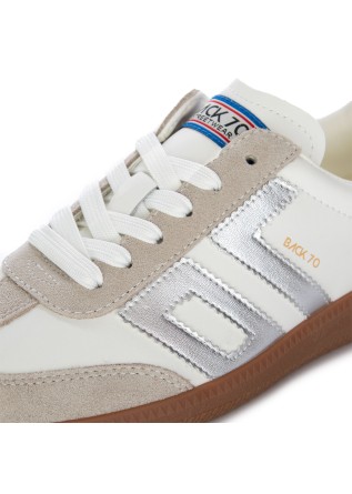 BACK 70 | SNEAKER CLOUD METALLIC SILVER WEIß BEIGE
