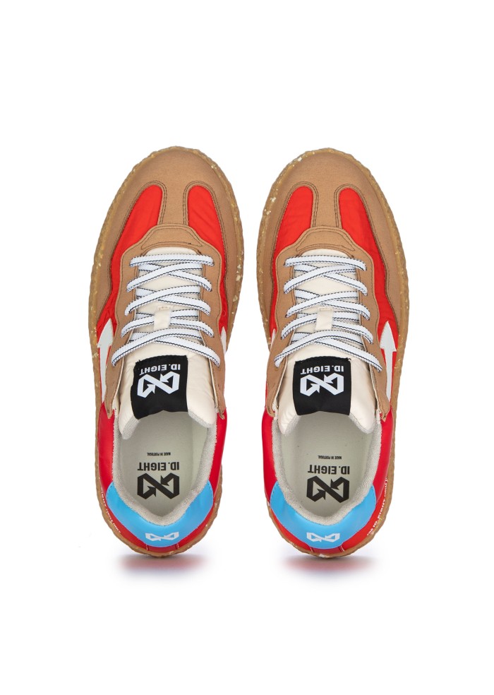 sneakers uomo id eight uriduri hot paprika rosso marrone