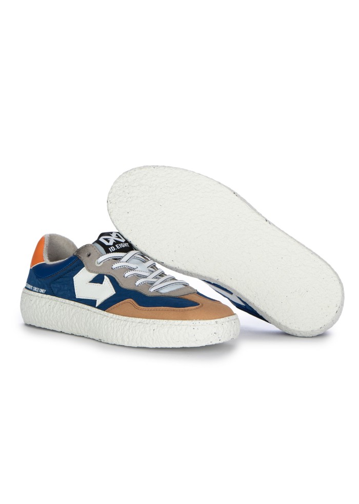 sneakers uomo id eight uriduri raw indigo blu marrone