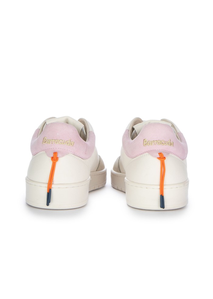sneakers donna barracuda guga bianco rosa