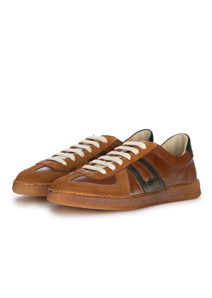 mens sneakers moma vari brown green