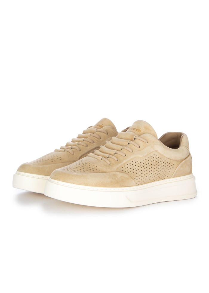 sneakers uomo barracuda slip on phoneix suede beige