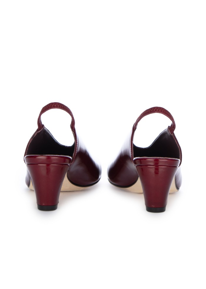 womens slingbacks pumps poeve venice rubino bordeaux