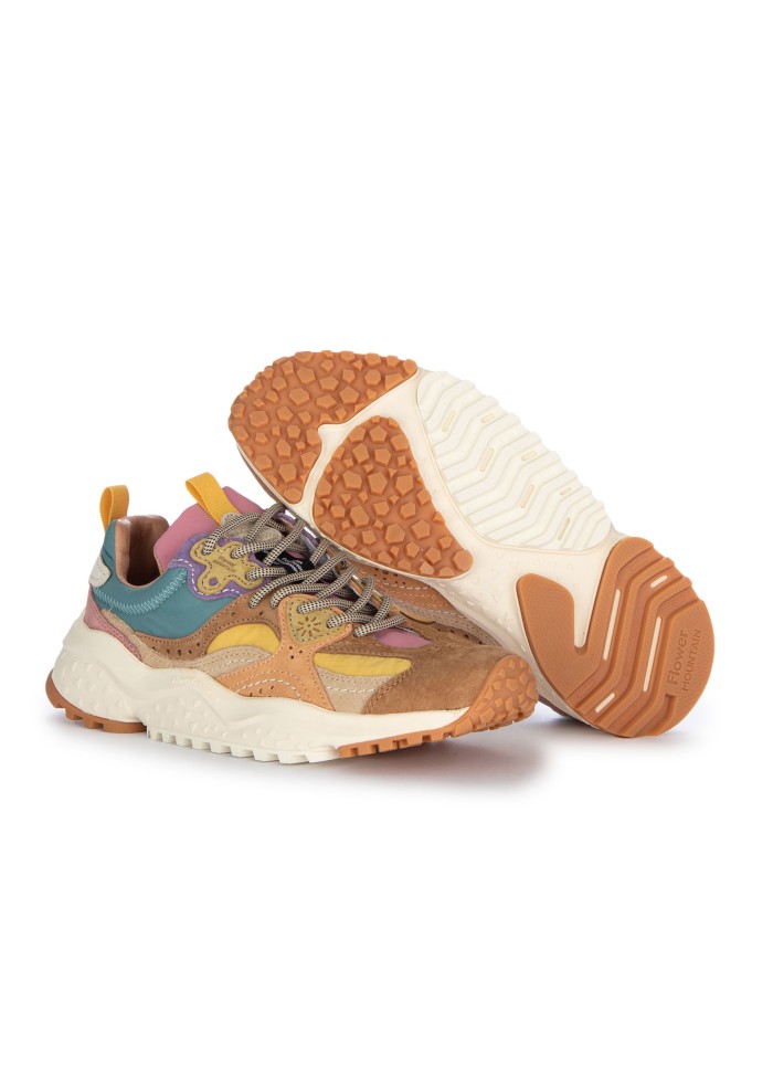 damen sneaker flower moutain wave beige altrosa