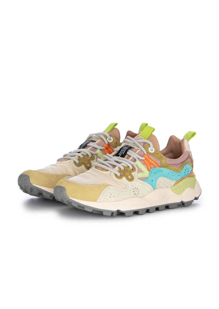 damen sneaker flower mountain yamano 3 beige mehrfarbif