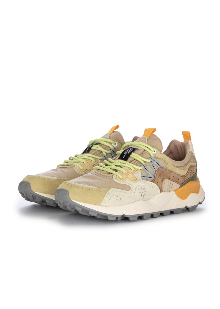 herren sneaker flower mountain yamano 3 beige gelb