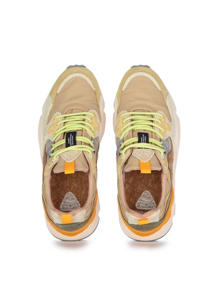 herren sneaker flower mountain yamano 3 beige gelb
