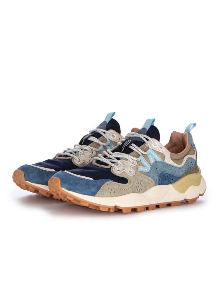 sneakers uomo flower mountain yamnao 3 blu multicolor