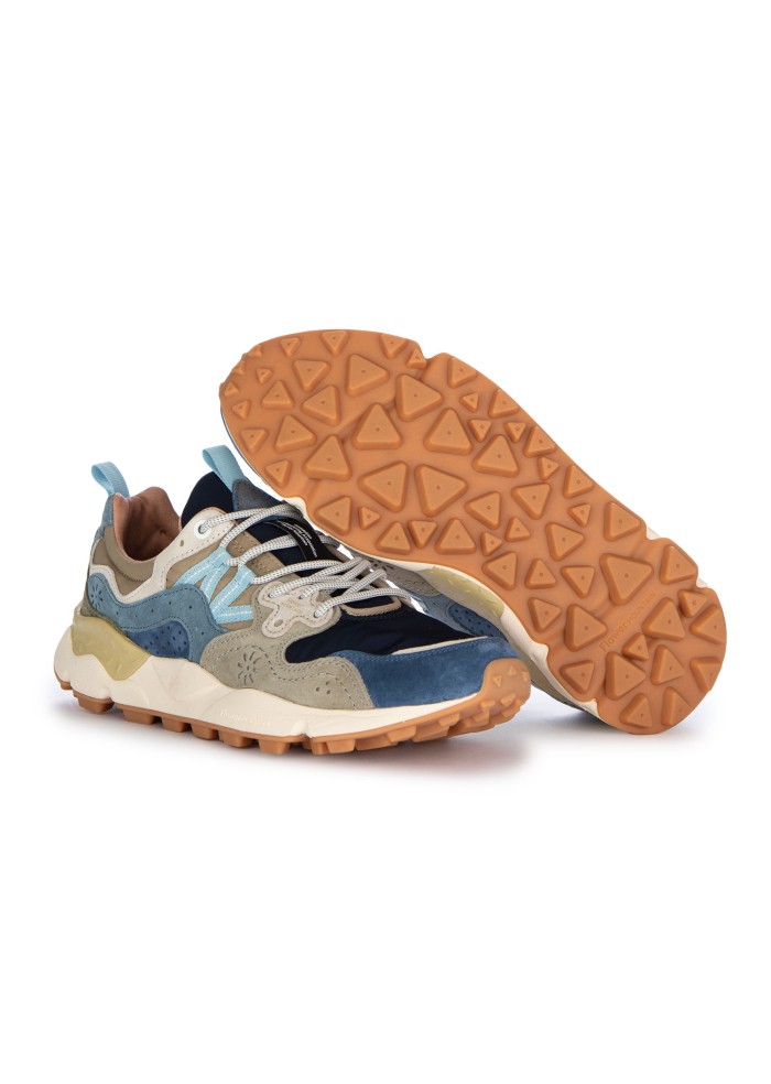 mens sneakers flower mountains yamano 3 blue multicolor