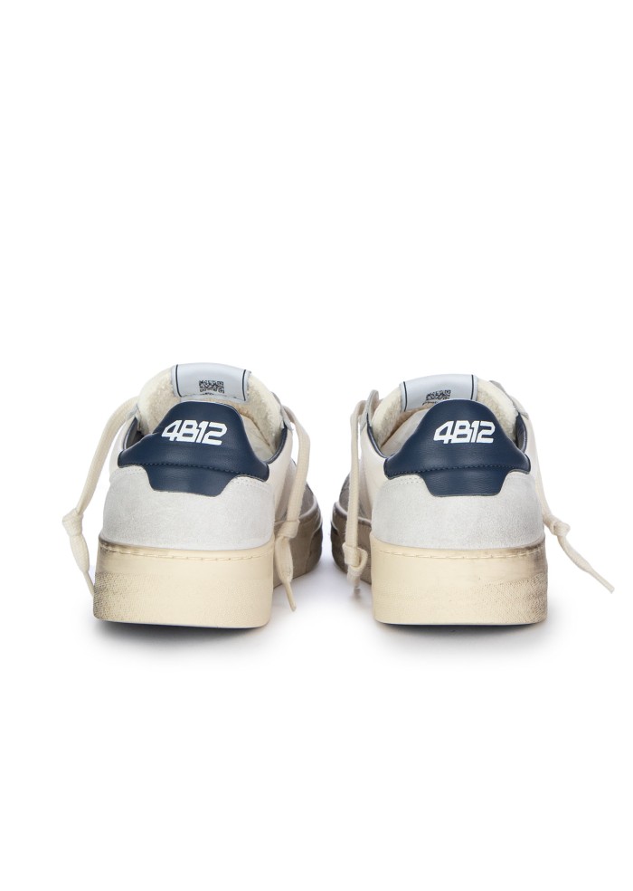 sneakers donna 4b12 hyper bianco blu