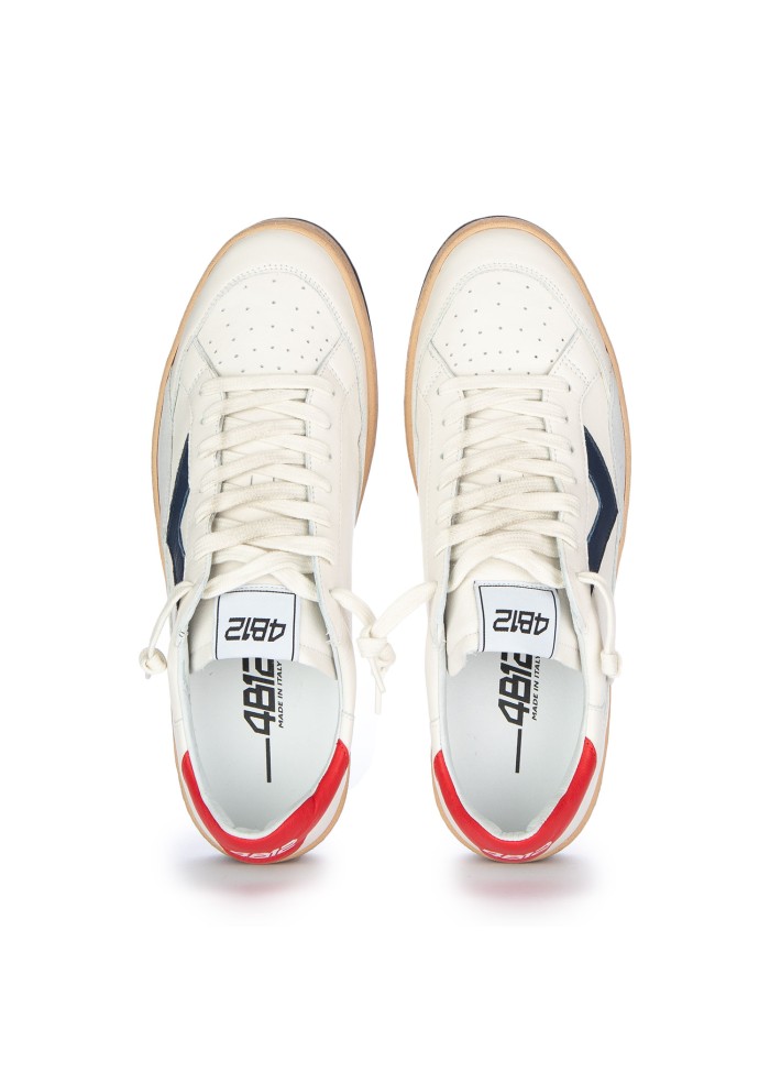 sneakers uomo 4b12 playnew bianco blu