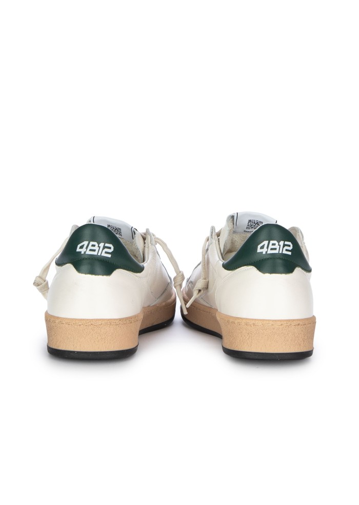 sneakers uomo 4b12 playnew bianco giallo