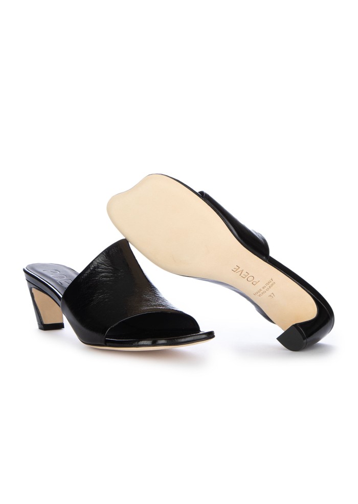 damen pantoletten poeve mavis venice schwarz