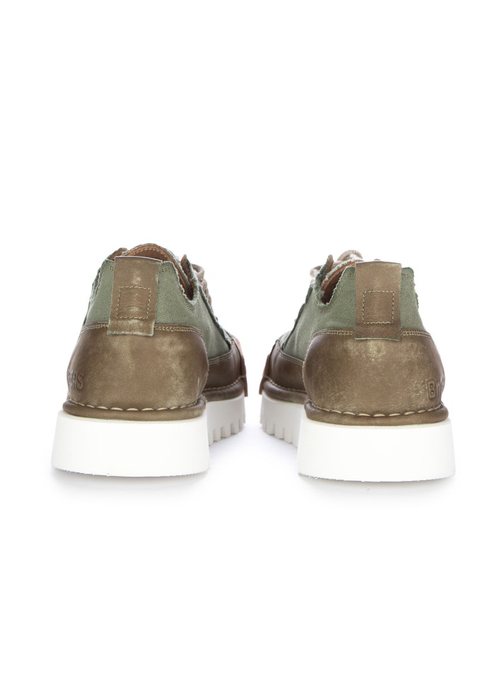 herren sneaker bng real shoes la salvia canvas grun braun