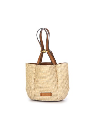 womens bucket bag gianni chiarini twist lily beige