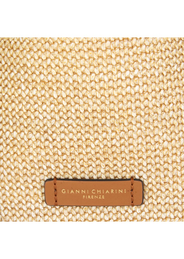 damen beuteltasche gianni chiarini twist lily beige