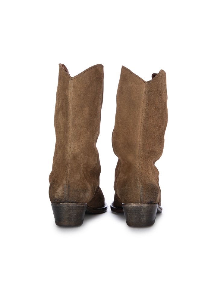 womens texan boots keep suede cocoa brown