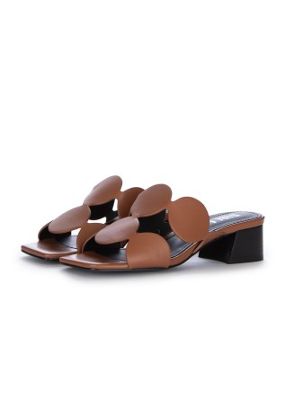 mules con tacco donna bibi lou onami marrone