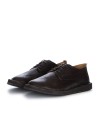 MOMA | LACE-UP SHOES SAFFIANONE BROWN