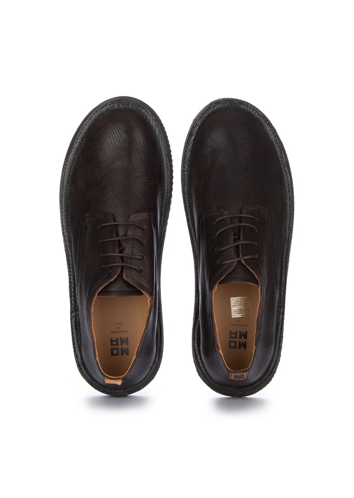 scarpe stringate uomo moma saffianone marrone