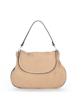 borsa a spalla ripani delphine beige nero
