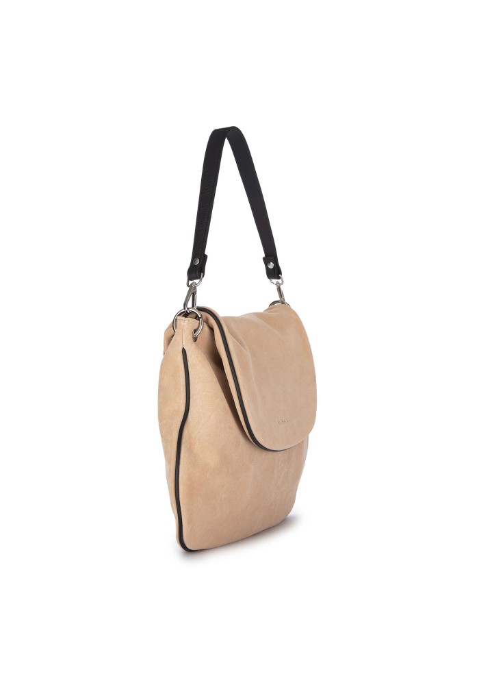 schultertasche ripani delphine beige schwarz