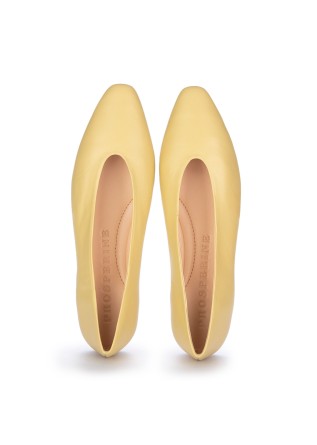 PROSPERINE | BALLERINE PELLE LISCIA GIALLO