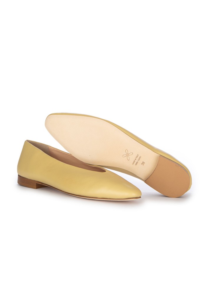 ballerine donna prosperine pelle liscia giallo