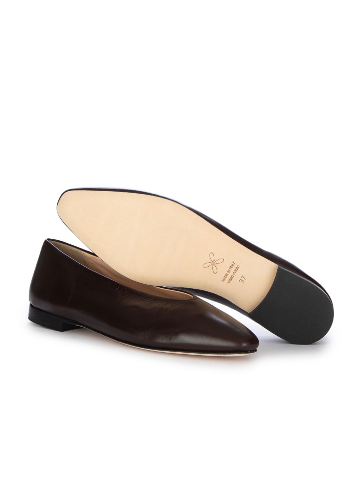 damen ballerinas prosperine glattleder schwarz