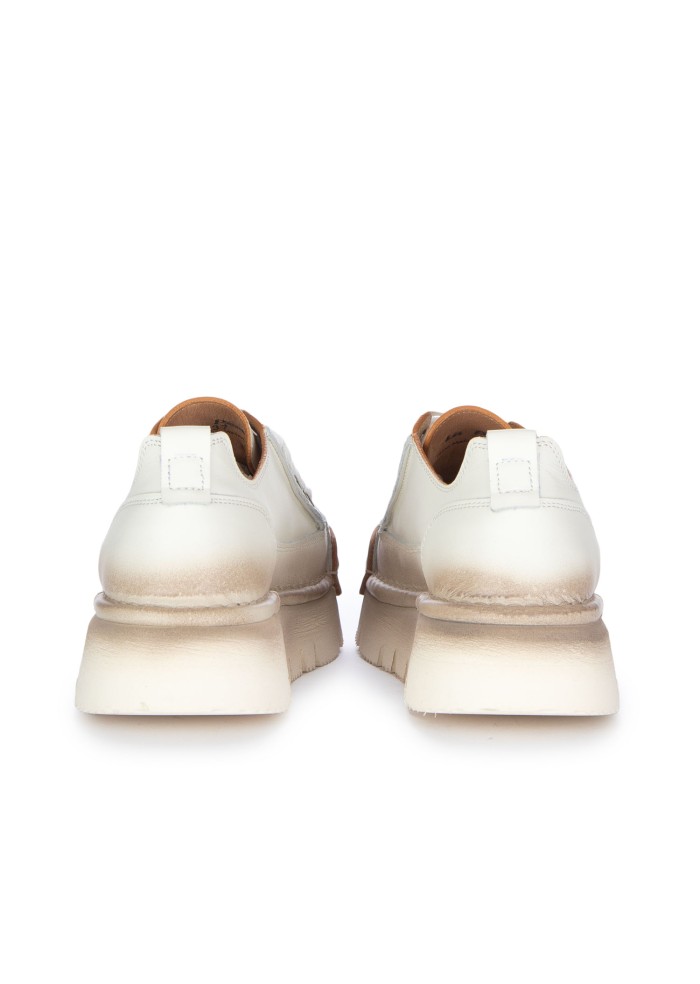 sneakers donna bng real shoes la perla sfumata tortora bianco panna