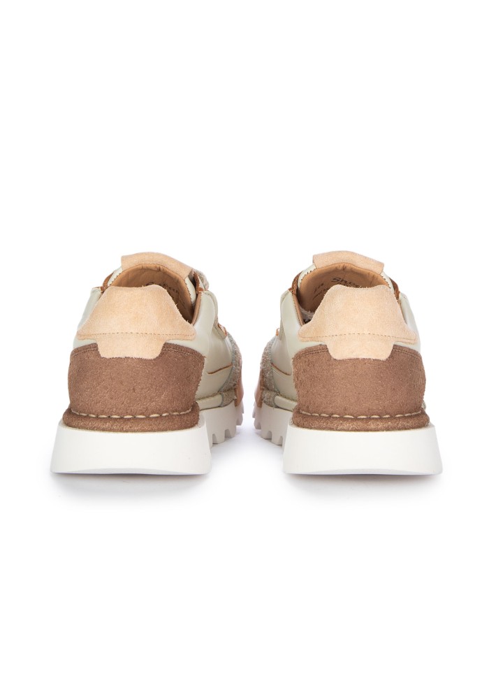 sneakers donna bng real shoes caffelatte avorio sabbia