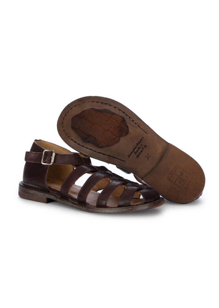 damen fisherman sandalen moma kurni braun