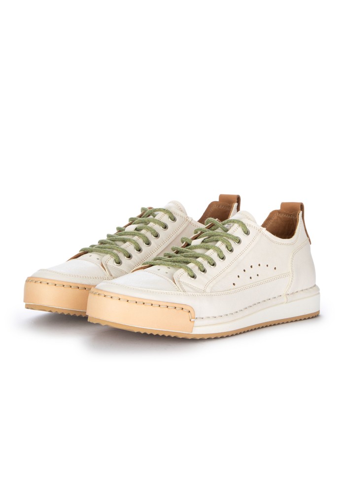 sneakers uomo bng real shoes la fresca bianco panna