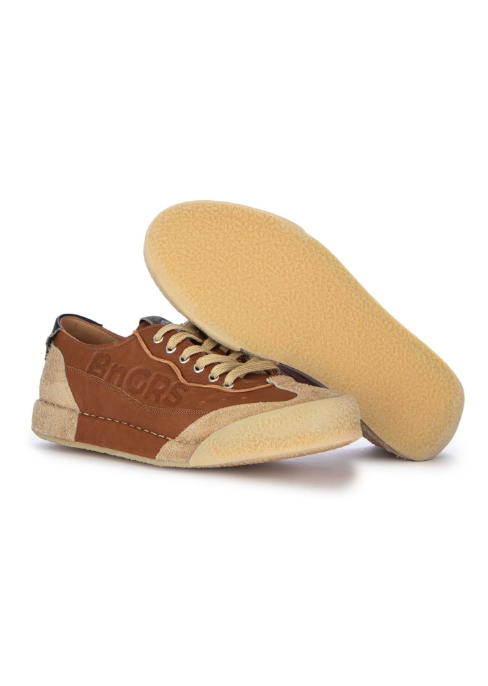herren sneaker bng real shoes l'heritage nocciola braun