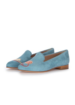 slippers donna roma gatto gomitolo azzurro