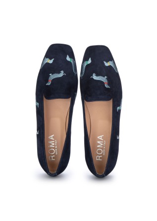 ROMA | SLIPPERS BASSOTTI SPARSI BLU AZZURRO