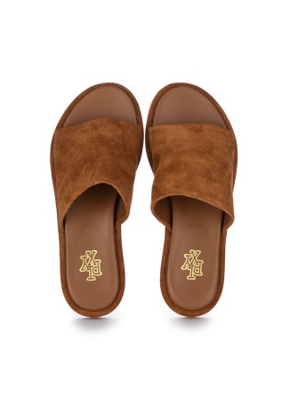 PIXY | SANDALEN BREITEM RIEMEN BRAUN