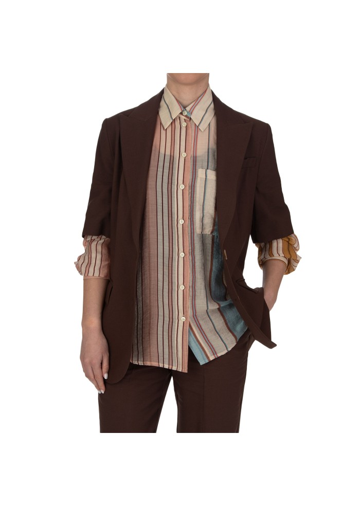 camicia donna kartika linea fluida multicolor