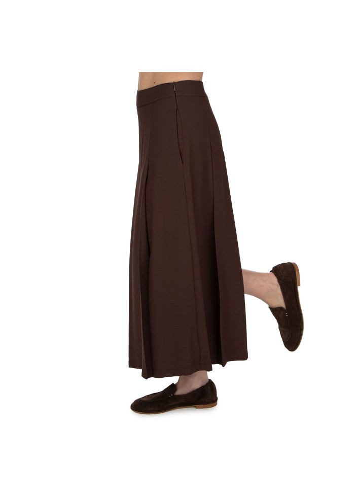 womens skirt kartika wide and fluid brown
