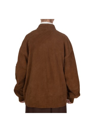 womens jacket the jackie leathers infinity pearlized suede brown