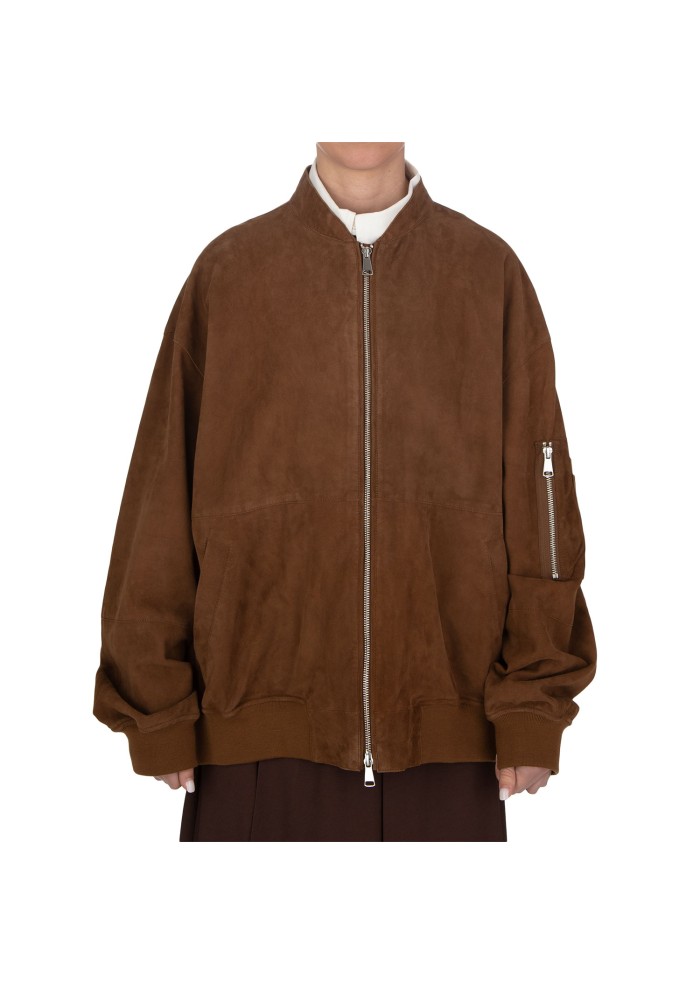 womens jacket the jackie leathers infinity pearlized suede brown