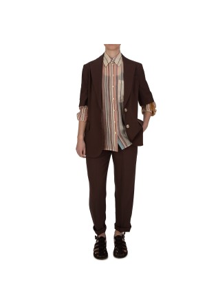 KARTIKA | PANTALONI RAFFINATI MARRONE