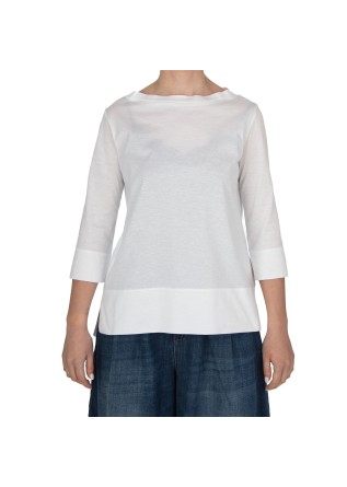 womens tshirt circolo 1901 three quartes sleeves white
