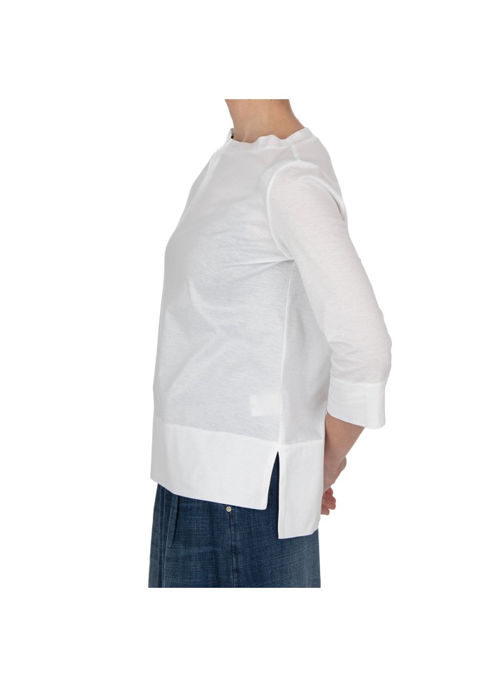 damen t shirt circolo 1901 dreiviertelarmel weiss