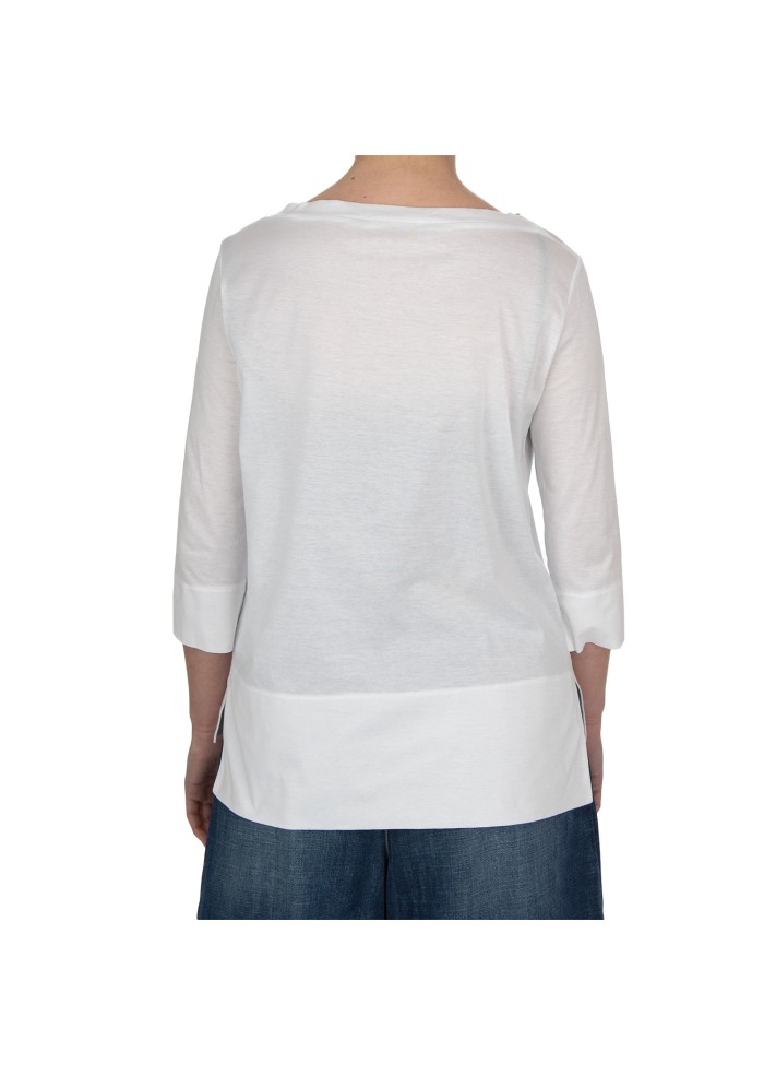 damen t shirt circolo 1901 dreiviertelarmel weiss
